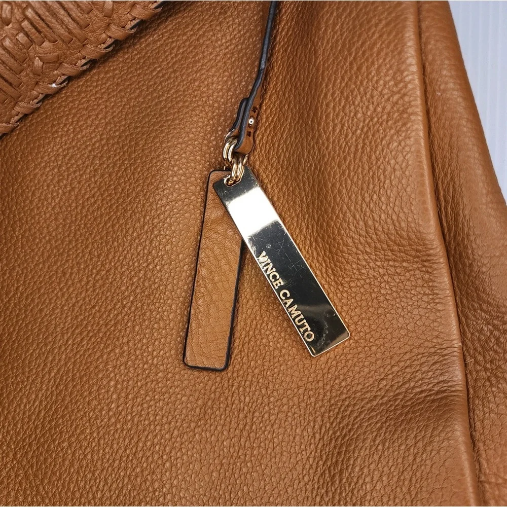 Vince Camuto Soft Genuine Pebbled Leather Large Hobo/Shoulder Bag - Picture 13 of 15